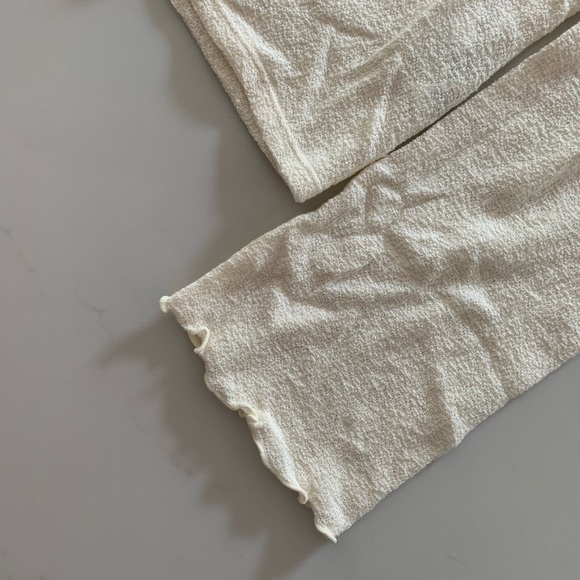 Texture & Thread (Madewell) Ruffled Mockneck Top - Picture 3 of 4